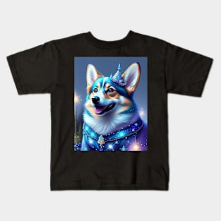 Jewelled Corgi Kids T-Shirt